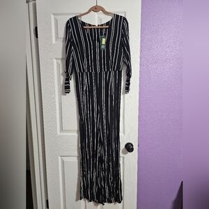 Wild Fable Black and White Striped Garment